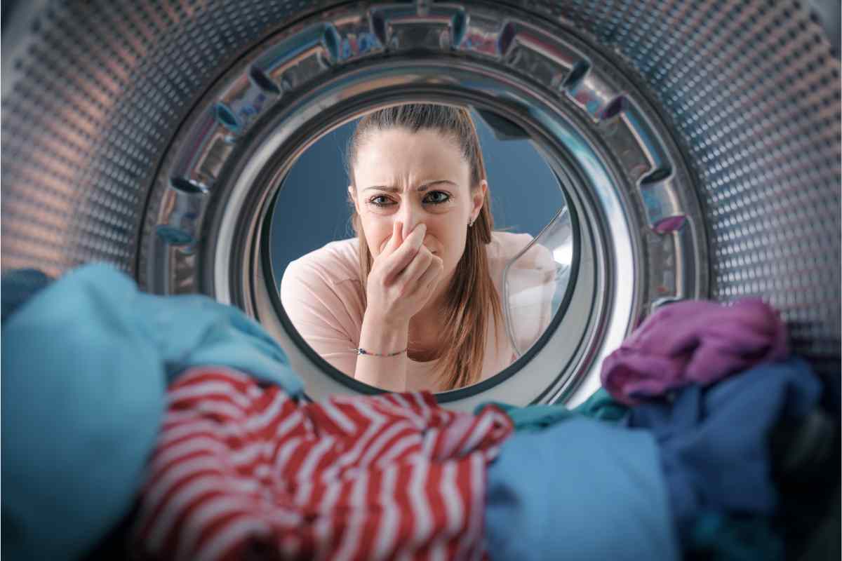 Come togliere l'odore di muffa e la puzza dalla lavatrice 